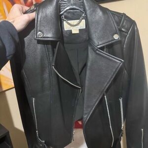 Michael Kors Black Leather Jacket